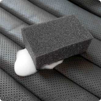 Серая губка химостойкая Colourlock Schwämme 90x55x35 мм. Комплект 3 штуки