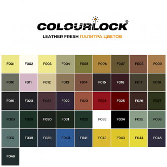 Комплект для ремонта кожи ND Черный F034 COLOURLOCK