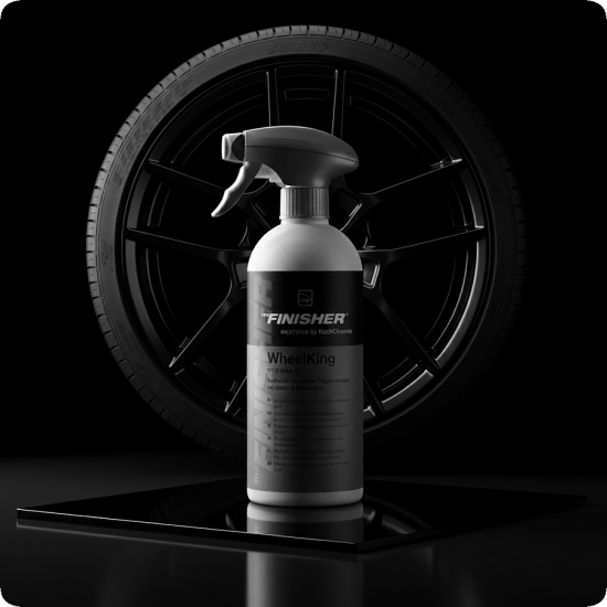 WheelKing - Высокоэффективный бескислотный очиститель для колесных дисков, обладающий эффектом блеска и гидрофобными свойствами (500 мл)