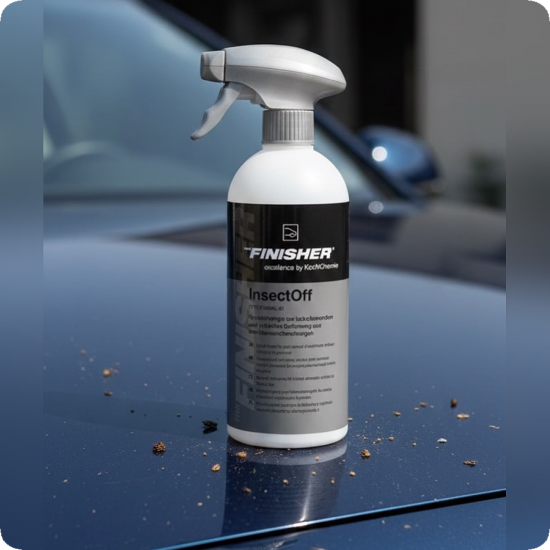 InsectOff - Средство для удаления следов насекомых и загрязнений с краски, стекла и пластика (500 мл)