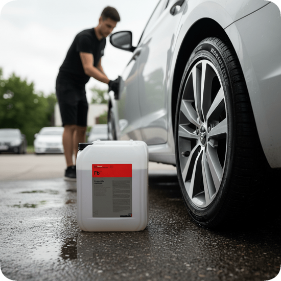 Felgenblitz säurefrei - Нейтральный очиститель колёсных дисков, вязкий 19 кг. Felgenblitz säurefrei - Нейтральный очиститель колёсных дисков, вязкий 19 кг.