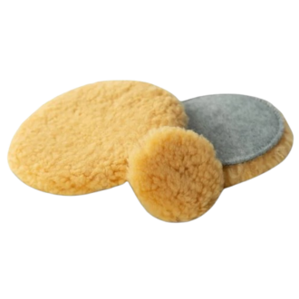 Twisted Wool Pad - меховой круг из ворсостойкой скрученной овечьей шерсти Ø 80 x 25 mm