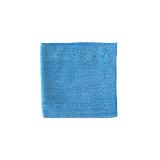 Microfaser Frotteetuch blau  - Микрофибра салфетка 40*40 см, синяя, оверлоченная