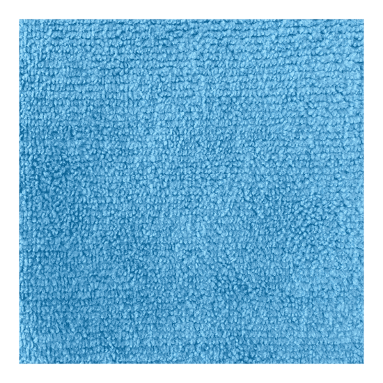 Microfaser Frotteetuch blau  - Микрофибра салфетка 40*40 см, синяя, оверлоченная