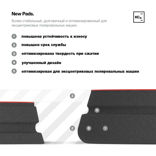 Полировальный круг для абр.паст H9, H8 Ø45х25мм к-кт 5 шт. Полировальный круг для абр.паст H9, H8 Ø45х25мм к-кт 5 шт.