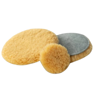 Twisted Wool Pad - меховой круг из ворсостойкой скрученной овечьей шерсти Ø 126 x 25 mm