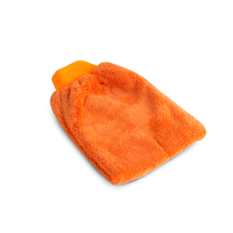 MICROFASER-REINIGUNGSHANDSCHUH  Оранжевая рукавица из микрофазера MICROFASER-REINIGUNGSHANDSCHUH  Оранжевая рукавица из микрофазера