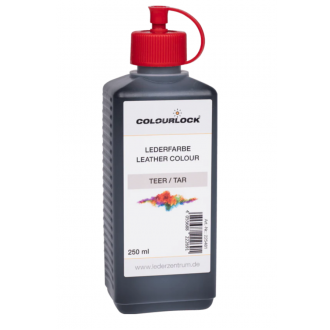 Краска для кожи COLOURLOCK чёрный дёготь Lederfarbe teer 250 мл