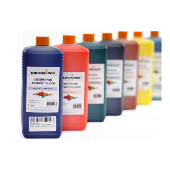 Краска для кожи COLOURLOCK сосново-зеленая Lederfarbe tannengrün 1000 мл Краска для кожи COLOURLOCK сосново-зеленая Lederfarbe tannengrün 1000 мл