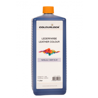 Краска для кожи COLOURLOCK темно-синий Lederfarbe tiefblau 1000 мл