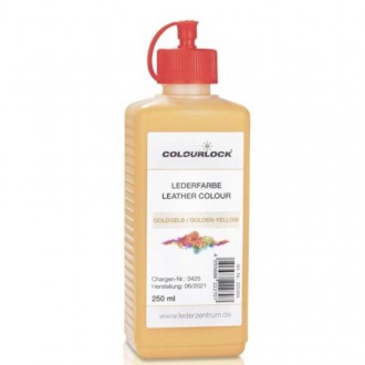 Краска для кожи COLOURLOCK золотисто-желтый Lederfarbe goldgelb 250мл
