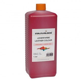 Краска для кожи COLOURLOCK вишнево-красный Lederfarbe kirschrot 1000 мл
