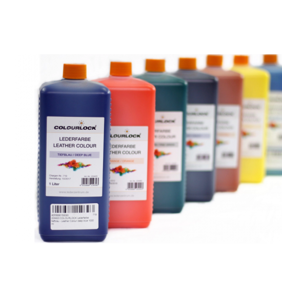 Краска для кожи COLOURLOCK золотисто-желтый Lederfarbe goldgelb 1000мл