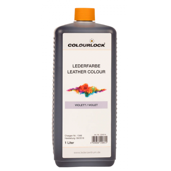 Краска для кожи COLOURLOCK фиолетовый Lederfarbe violett 1000 мл Краска для кожи COLOURLOCK фиолетовый Lederfarbe violett 1000 мл