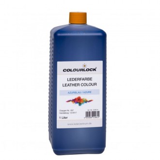 Краска для кожи COLOURLOCK лазурно-голубой Lederfarbe azurblau 1000 мл