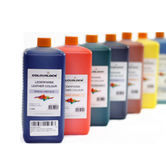 Краска для кожи COLOURLOCK чёрная Lederfarbe schwarz 1л Краска для кожи COLOURLOCK чёрная Lederfarbe schwarz 1л
