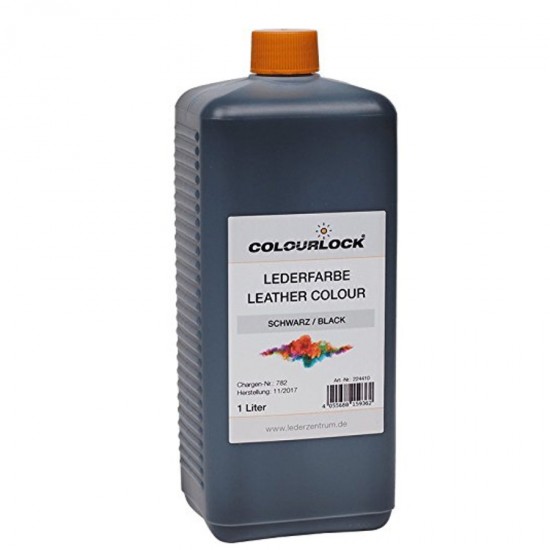 Краска для кожи COLOURLOCK чёрная Lederfarbe schwarz 1л Краска для кожи COLOURLOCK чёрная Lederfarbe schwarz 1л