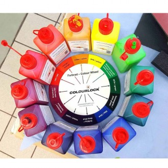 Краска для кожи COLOURLOCK темно-синий Lederfarbe tiefblau 1000 мл