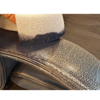 COLOURLOCK Тонирующий крем краска с закрепителем для кожи Чёрный цвет 1000 мл Leder Fresh Tönung F034