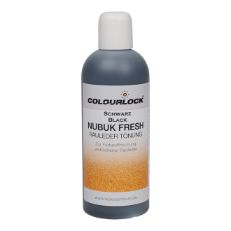 Краска COLOURLOCK с отвердителем плюс TOP для замши Nubuk, цвет чёрный F034 250 мл