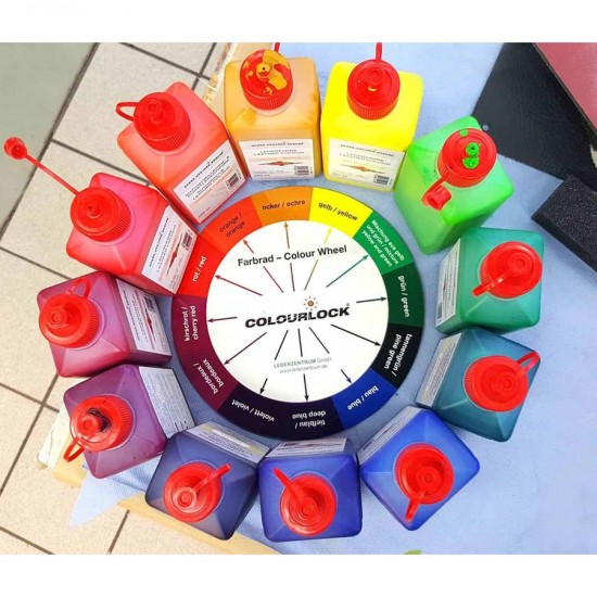 Краска для кожи COLOURLOCK чёрная Lederfarbe schwarz 1л Краска для кожи COLOURLOCK чёрная Lederfarbe schwarz 1л