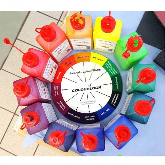 Краска для кожи COLOURLOCK синяя Lederfarbe blau 250 мл Краска для кожи COLOURLOCK синяя Lederfarbe blau 250 мл