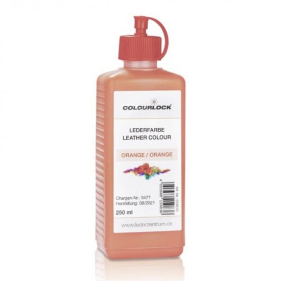 Краска для кожи COLOURLOCK оранжевая Lederfarbe orange 250 мл Краска для кожи COLOURLOCK оранжевая Lederfarbe orange 250 мл