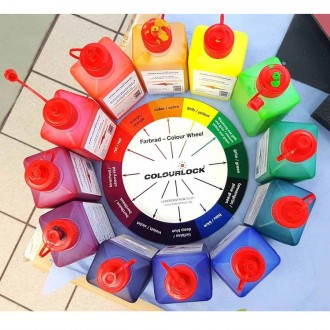 Краска для кожи COLOURLOCK охра Lederfarbe ocker 1000 мл