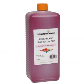 Краска для кожи COLOURLOCK бордовая Lederfarbe bordeaux 1000 мл