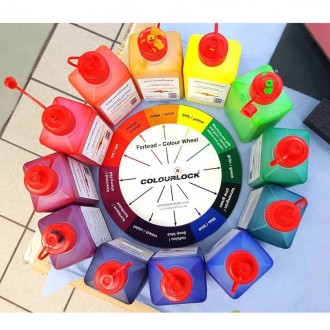 Краска для кожи COLOURLOCK лазурно-голубой Lederfarbe azurblau 250 мл