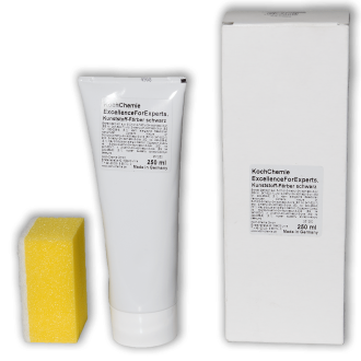 KUNSTSTOFF-FARBER SCHWARZ - Водостойкая крем-краска для пластика длительного действия. Чёрная (250 мл)