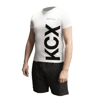 Футболка с коротким рукавом. Цвет белый, размер XXL