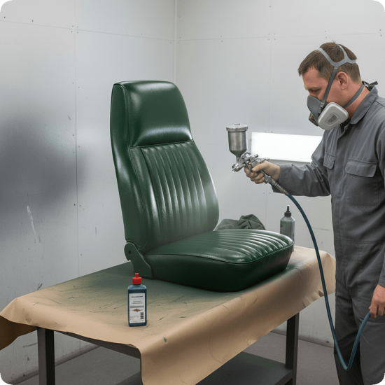 Краска для кожи COLOURLOCK сосново-зеленая Lederfarbe tannengrün 250 мл